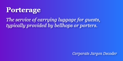 Data Visualization of Porterage