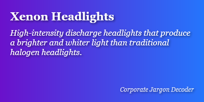 Data Visualization of Xenon Headlights