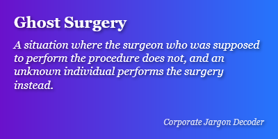 Data Visualization of Ghost Surgery