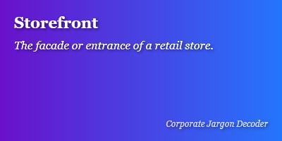 Data Visualization of Storefront